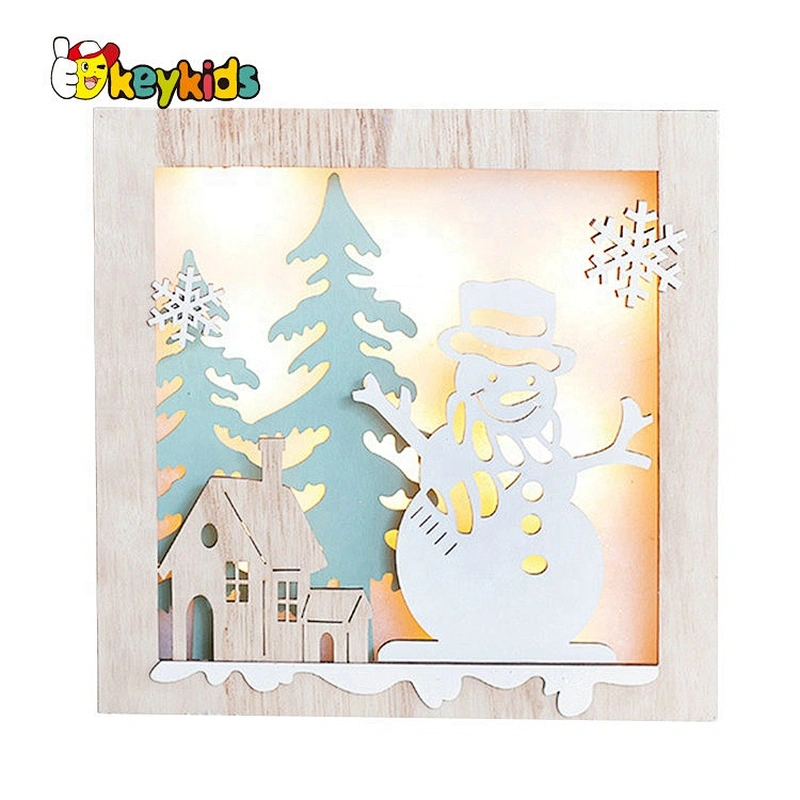 Most popular wooden led christmas lights for decorations W09D087
