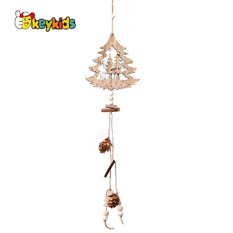 Cusstomize fairy wooden christmas wall hanging for wholesale W09D080