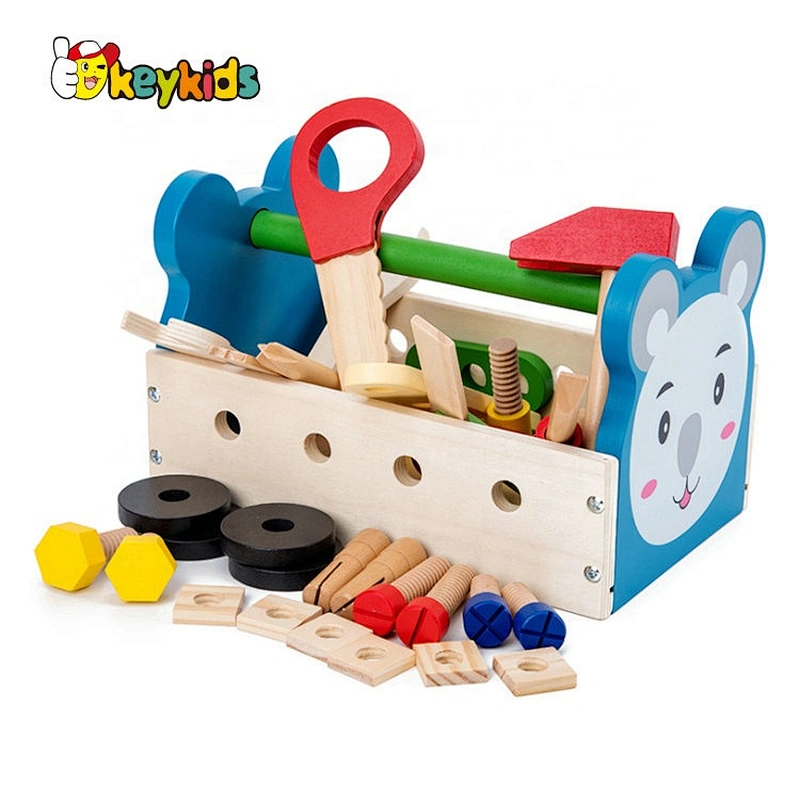 New Hottest Educational Childrens Wooden Tool Kit For 2 Year Old W03D127