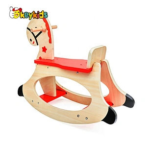 New Baby Rocking Horse Wooden For Kids W16D019