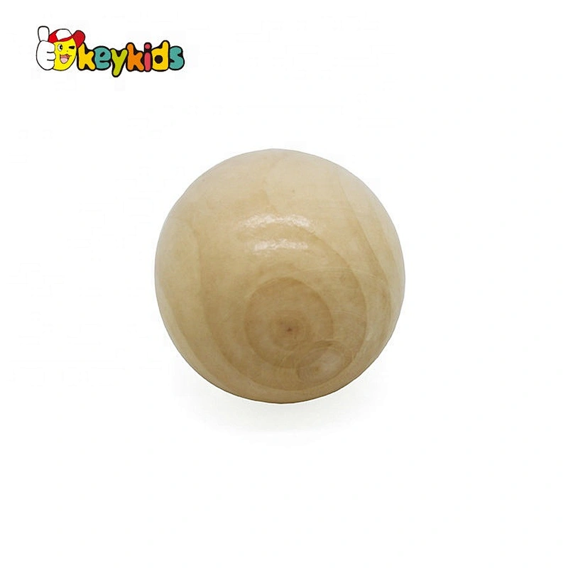 Early developmental toys bowling game wooden kids bowling set with ball W01D074