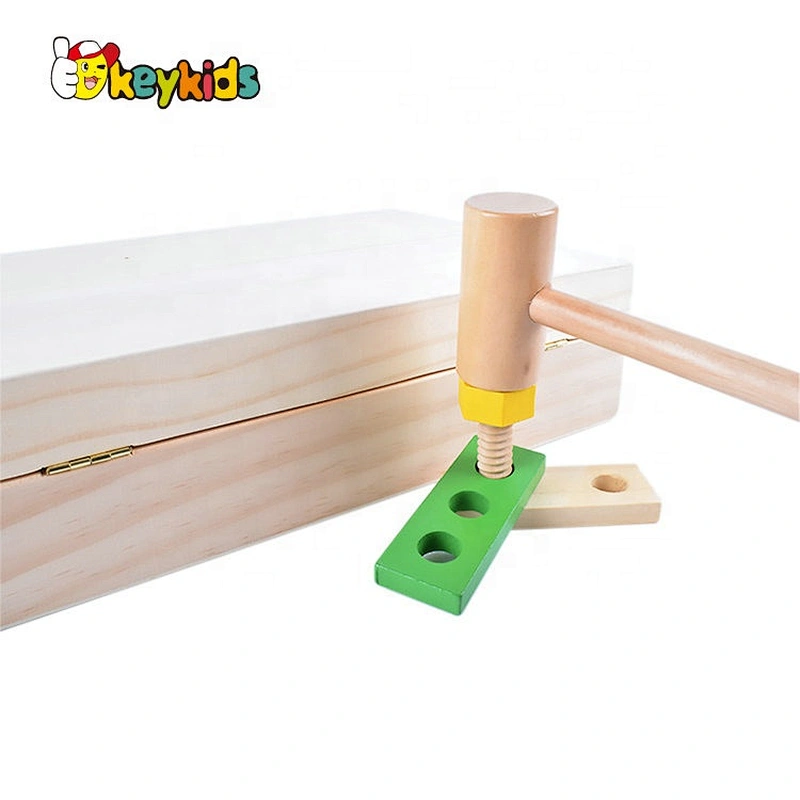 New Arrival Educational Wooden Toy Tool My First Toolbox For Kids W03D126