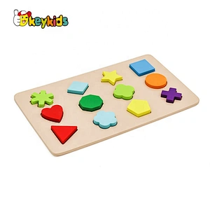 New related educational wooden color puzzle for toddlers W14A230
