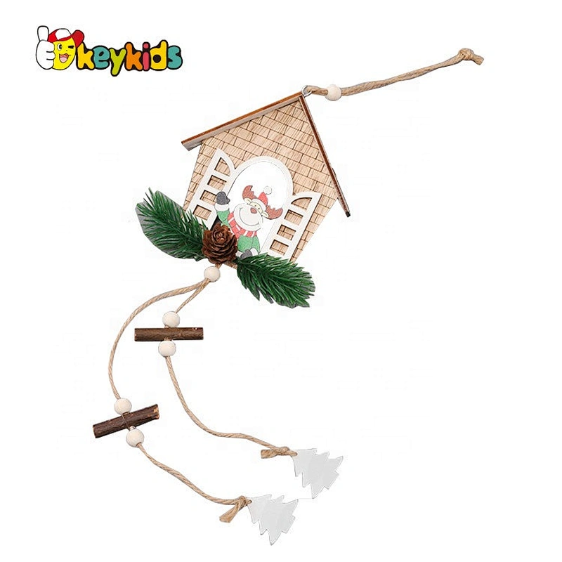 Cusstomize fairy wooden wall mounted christmas decorations for hanging W09D091