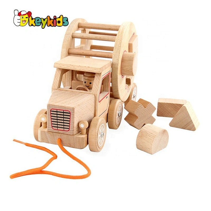 2019 New arrival educational wooden walk along toys for babies W05C111