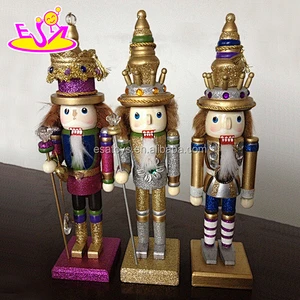 2015 Christmas Decoration And Holiday Decoration Gift Use,Christmas nutcracker soldier,Lovely mini wooden Nutcracker toy W02A078