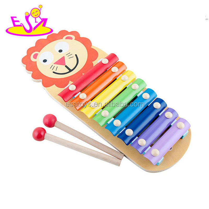 hot sale musical wooden xylophone toy for kids W07C051