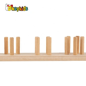 2020 New arrival stacking wooden geometric shape blocks for children W13D241