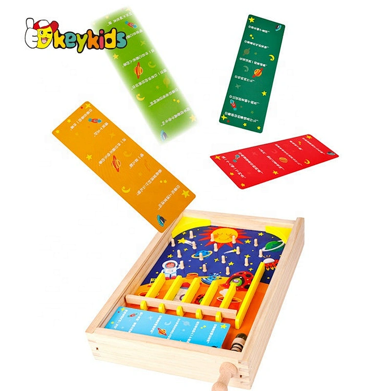 New popular mini tabletop wooden pinball games for kids W01A346