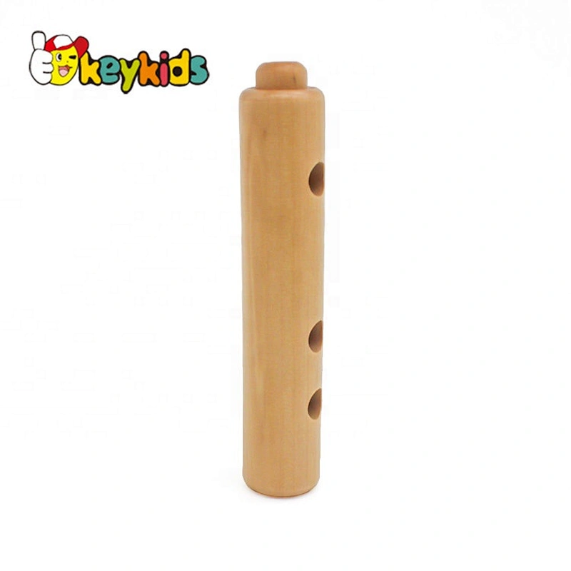 high quality musical wooden flute toy for children W07D015