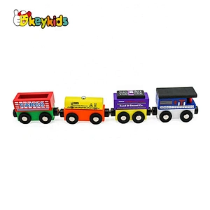 New hottest educational wooden magnetic train set for kids W04A480