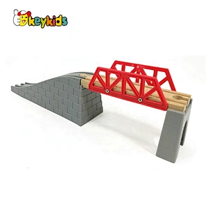 2019 New arrival diy wooden train set accessories for children W04C184