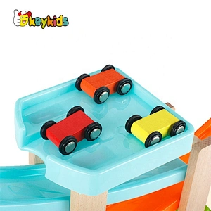 2020 New Released Wooden Mini Toy Car Ramp For Toddlers W04E098