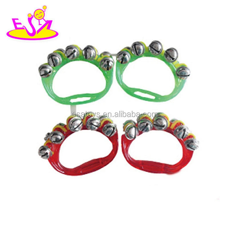 Promotional educational wooden hand bells instrument for kids W07I096
