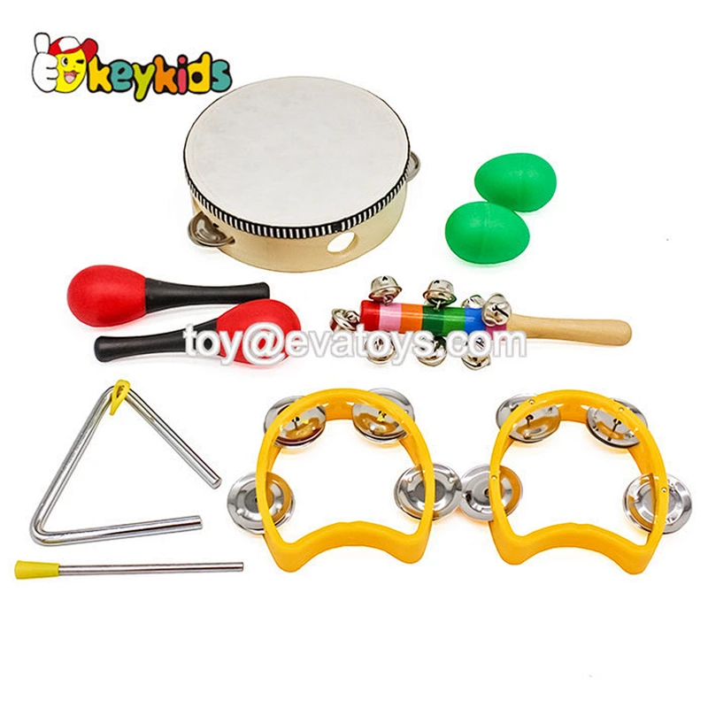 High Quality Preschool Wooden Drum Keyboard Musical Toys For Wholesale W07A160