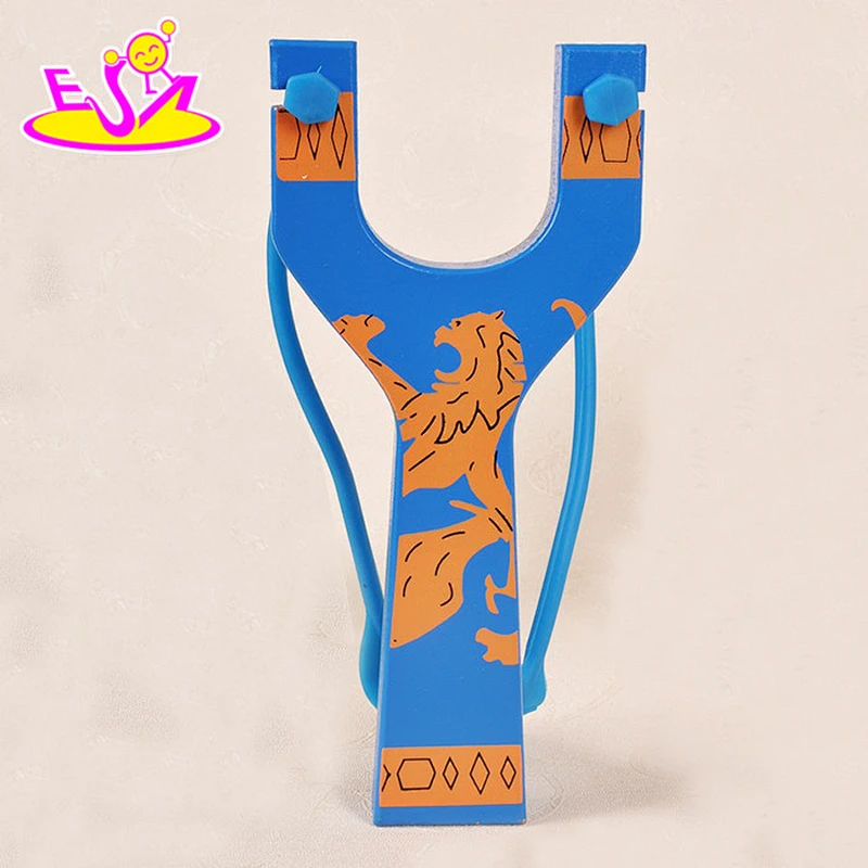 Wholesale outdoor children mini wooden toy slingshot W01A058