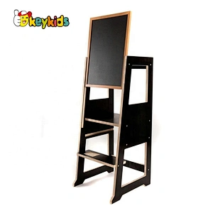high quality kids wooden step stool with handle W08G278B
