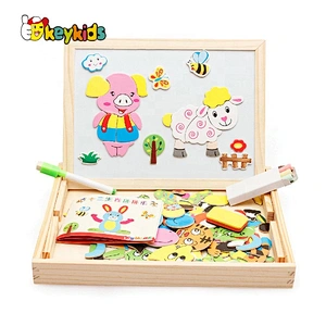 2021 Early educational wooden magnetic activity board for children W12B138