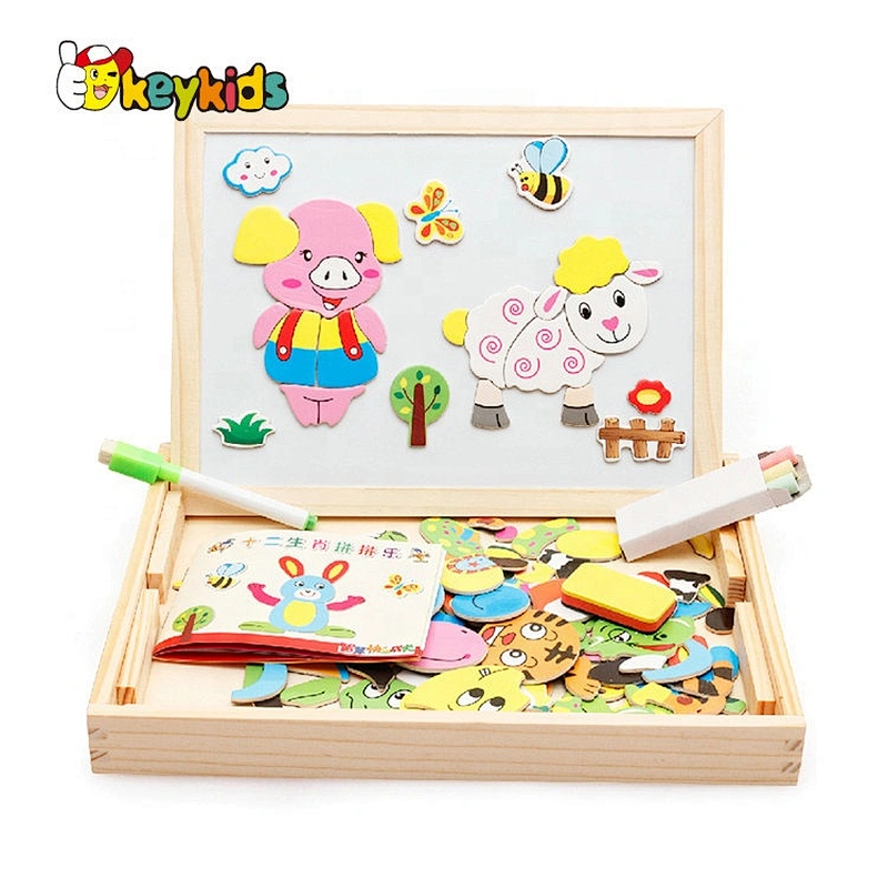 2021 Early educational wooden magnetic activity board for children W12B138