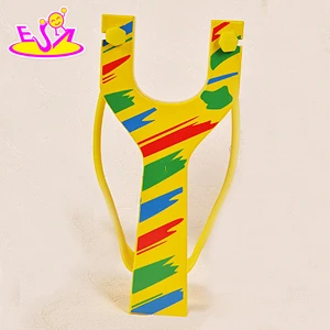 Wholesale outdoor children mini wooden toy slingshot W01A058