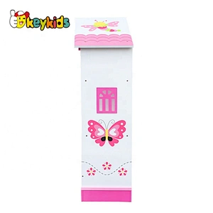 New design children wooden dollhouse bookshelf for bedroom W08D015