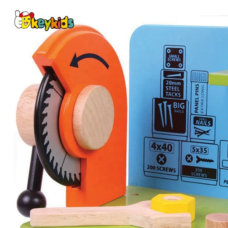 New hottest children woodwork wooden kids woodworking set for pretend play W03D117