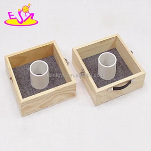 Funny outdoor brain training game wooden washer toss game W01A211