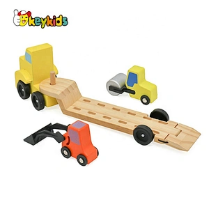 Most popular mini wooden toy cars and trucks for children W04A458