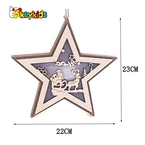 2020 Most popular wooden hanging decorations with customize W09D100