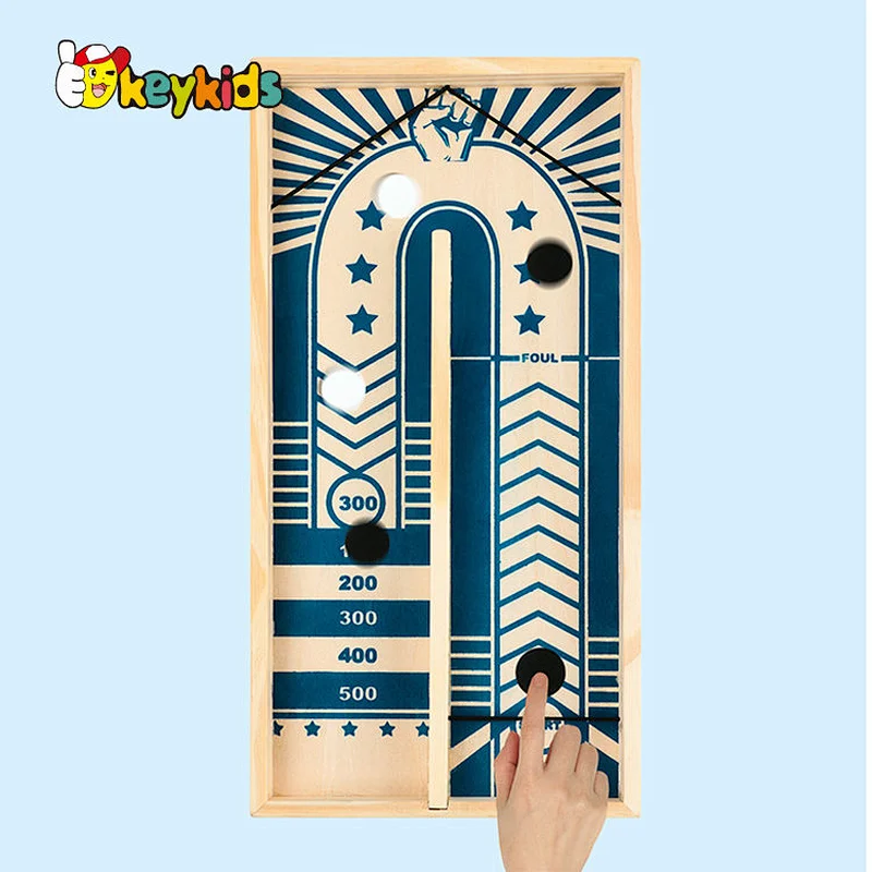 New design wooden 2 in 1 ejection chess for children W11A130