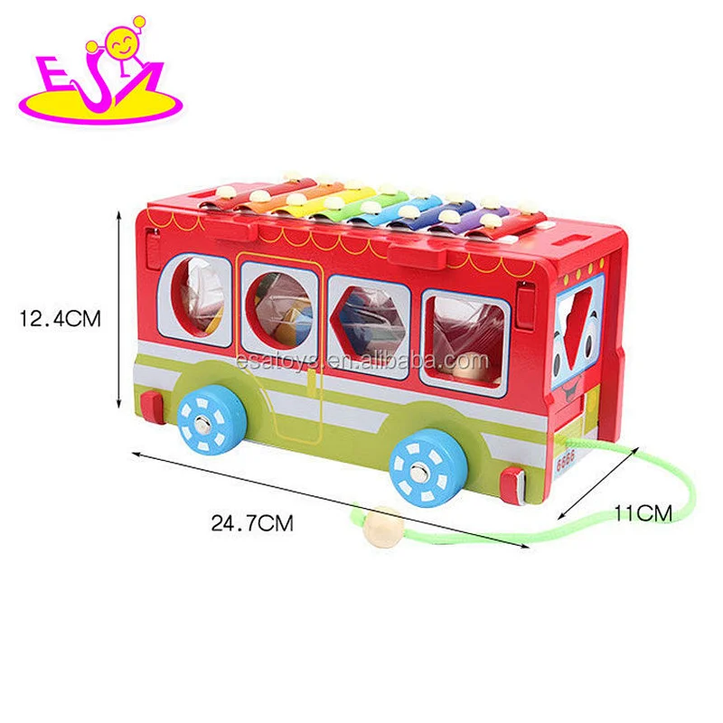 New hottest educational multi wooden push toys for toddlers W05C087