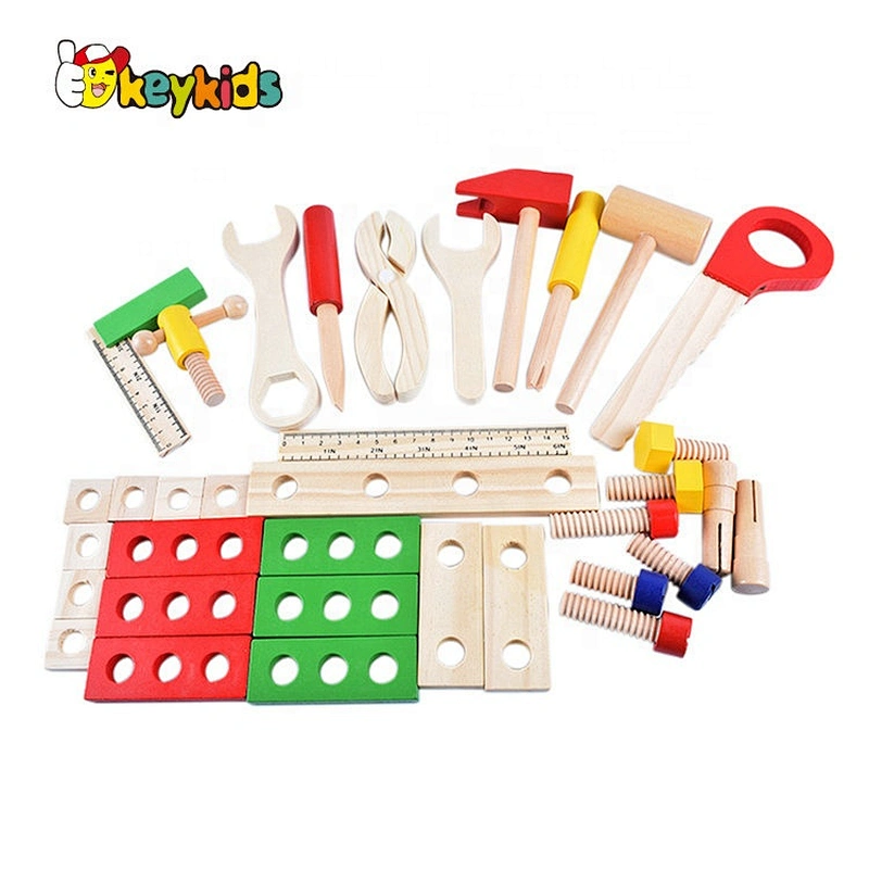 New Arrival Educational Wooden Toy Tool My First Toolbox For Kids W03D126