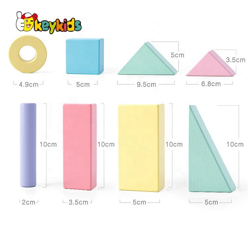 New hottest intelligence wooden construction set toys for children W13C039B