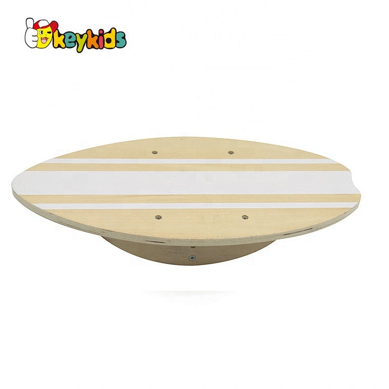 Fitness training Yoga exercise wooden balance board for kids W01D075B