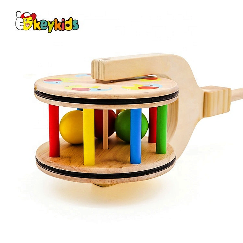 2019 Top sale baby pull along wooden toy wheels for wholesale W05A016