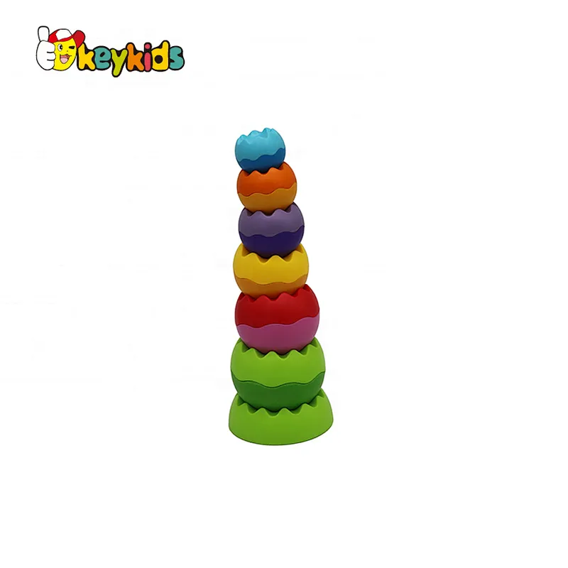 Customize kids role play wooden toy ice cream cone set for sale W13D331