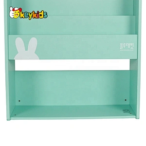 2021 Customize school furniture wooden nursery bookshelf for kids children W08C319