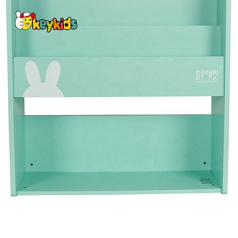 2021 Customize school furniture wooden nursery bookshelf for kids children W08C319