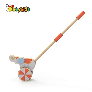New design preschool wooden push walker toy for baby W05A029