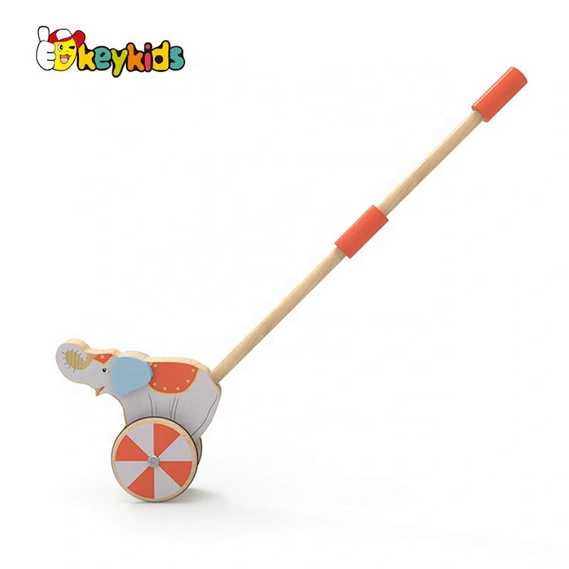 New design preschool wooden push walker toy for baby W05A029