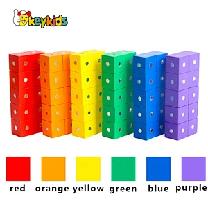 2021 New creative wooden stacking blocks for kids W13D333