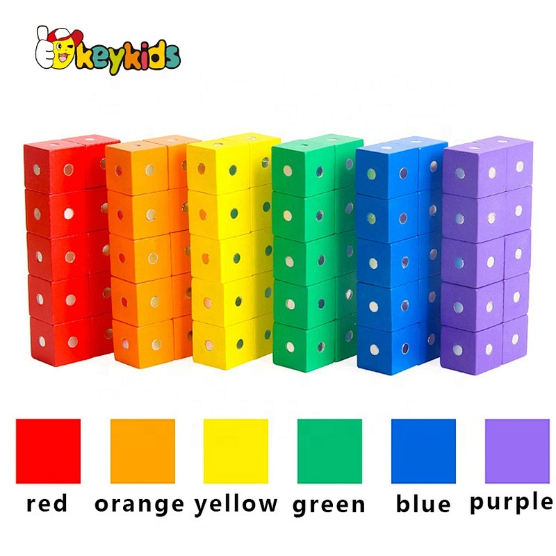 2021 New creative wooden stacking blocks for kids W13D333