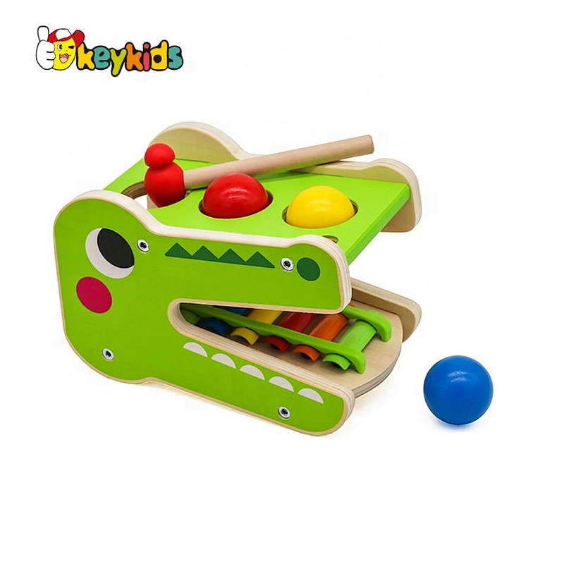 New design pounding music wooden ball xylophone for kids W07C090