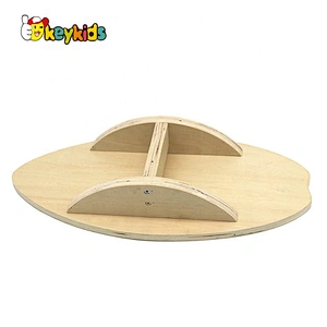 Fitness training Yoga exercise wooden balance board for kids W01D075B