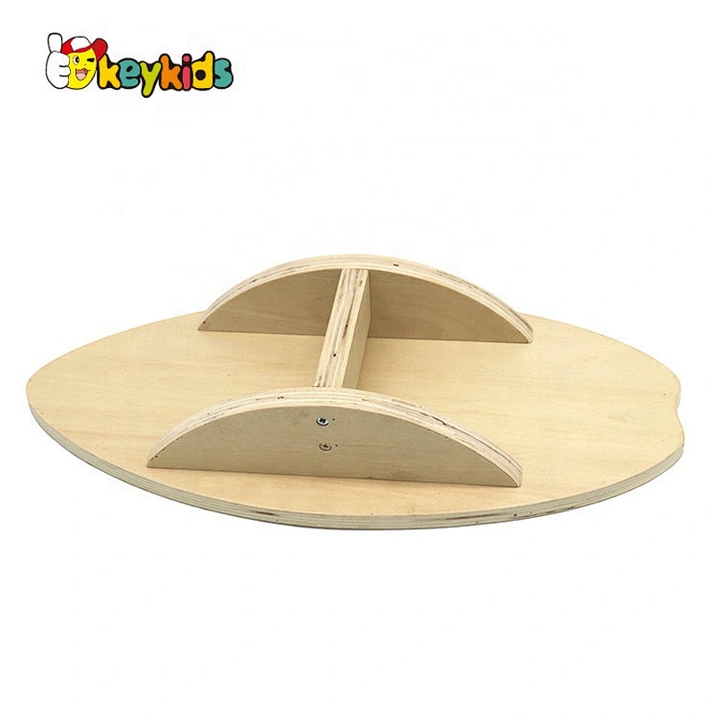 Fitness training Yoga exercise wooden balance board for kids W01D075B