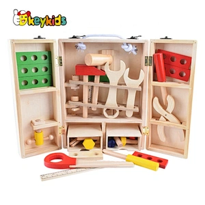 2020 New arrival educational wooden kids play tool belt for wholesale W03D130