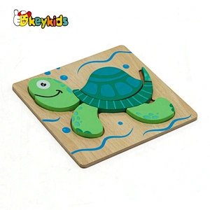 Customize lovely wooden peacock jigsaw puzzle for kids W14D139