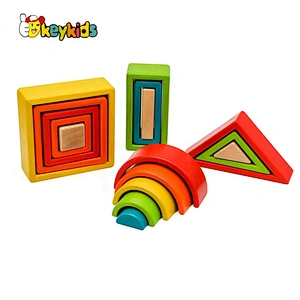 New design best educational blocks wooden kids construction toys for sale online W13A135