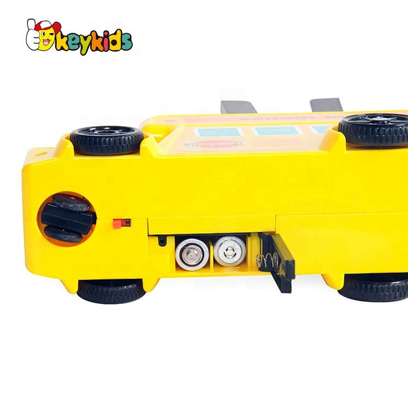 2020 wholesale educational children wooden dominoes toy with cars W15A081B