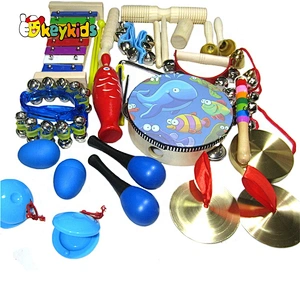 2021 New cute wooden instrument toy musical toy set for children  W07A206